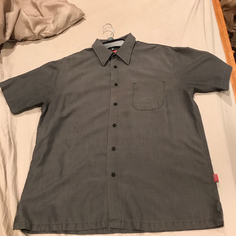 Woody’s Retro Lounge Short Sleeve Button-up Shirt
